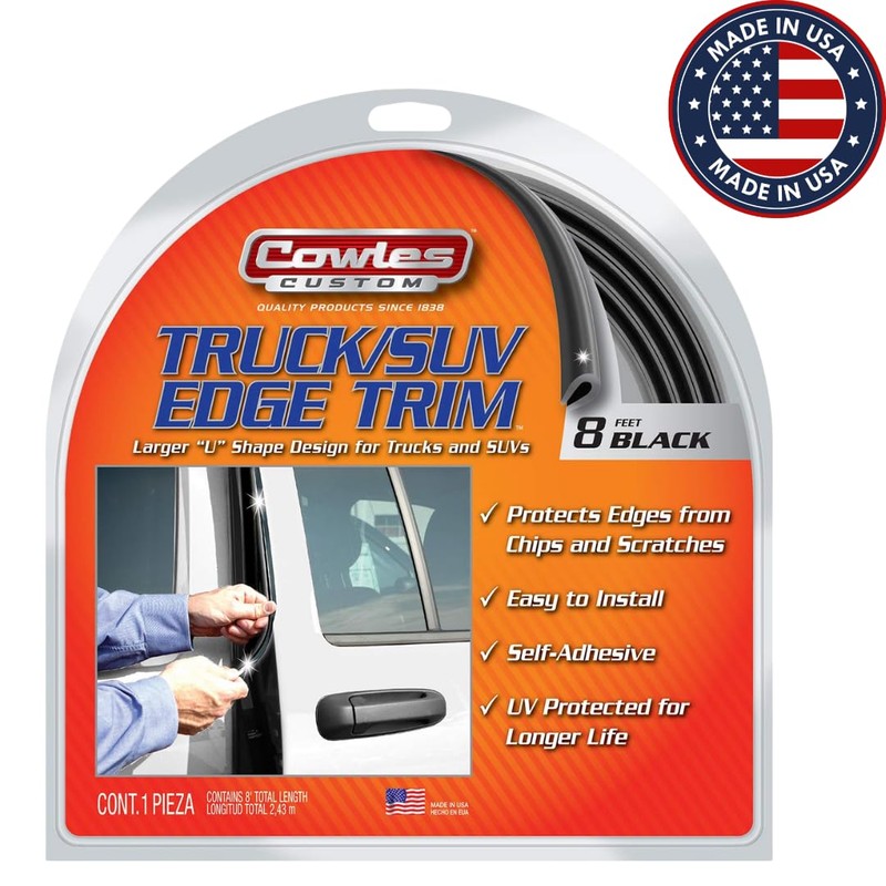 Cowles Custom - 8 ft of Black Truck/SUV Door Edge