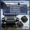 4Pcs Black Rubber Bumper Cushion Hood Bump Stop Fit for