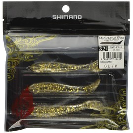 SHIMANO OW-432R Keimura Gold 013 Flounder Surf Saltwater Lure Worm Thermal Sand Metal Drive Shad 3.2"