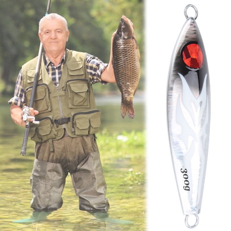 Night Light Slow Shake Luminous Artificial Iron Plate Bait Sea