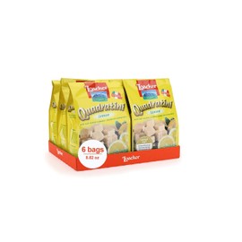 Loacker Quadratini Premium Lemon Wafer Cookies, 250g/8.82oz, Pack of 6