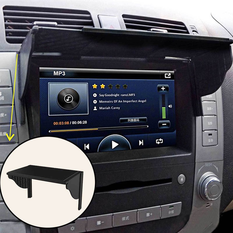 GPS Sun Shade & Glare Visor Shield for Car Navigator