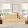 WEERRW 4 Pieces Velvet High Stretch Couch Covers for 3
