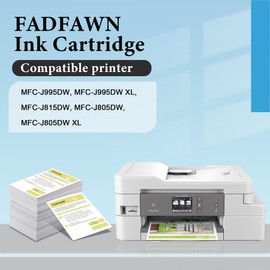 LC3035XXL Ultra High Yield Ink Cartridge (5-Pack, BK/C/M/Y) Compatible LC3035BK LC3035C LC3035M LC3035Y Ink Replacement for Brother LC3035 LC3033 Ink Cartridge MFC-J995DW MFC-J815DW MFC-J805DW Printer