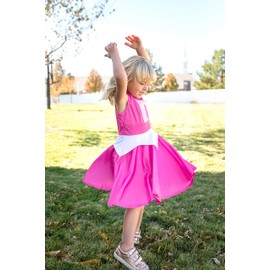 Little Adventures Sleeping Beauty Pink Princess Twirl Dress (X-Small Size 2) - Machine Washable Child Pretend Play and Party Dress with No Glitter