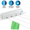 Bluelander Tendedero de Ropa Retráctil Plegable, 4 Cables de 3.2