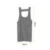 sourcing map Cotton Chef Aprons 80x60cm Cross Back Kitchen Cooking