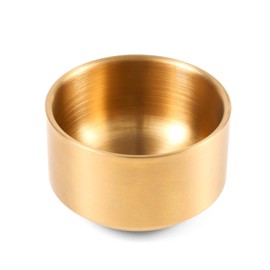 Paper Clip Holder Bowl, Gold Paperclip and Binder Storage Metal Bowl Paper Clips Dispenser Organizer Stainless Steel Binder Storage Container for Desktop Desk Store Small Parts and Office Accessories