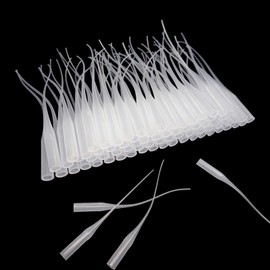 Jjssnower 100Pieces Glue Tip Extender & Glue Nozzle Extender, Precision Adhesive Dispenser Tips, Glue Tips Compatible for CA, for Crafting, Arts, Lab Dispensing, 2.75 Inch (for Small Glue Bottles)