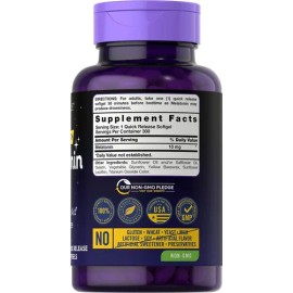 Melatonina 300 Capsulas 10mg Maxima Potencia Eg M42 Sabor Berry