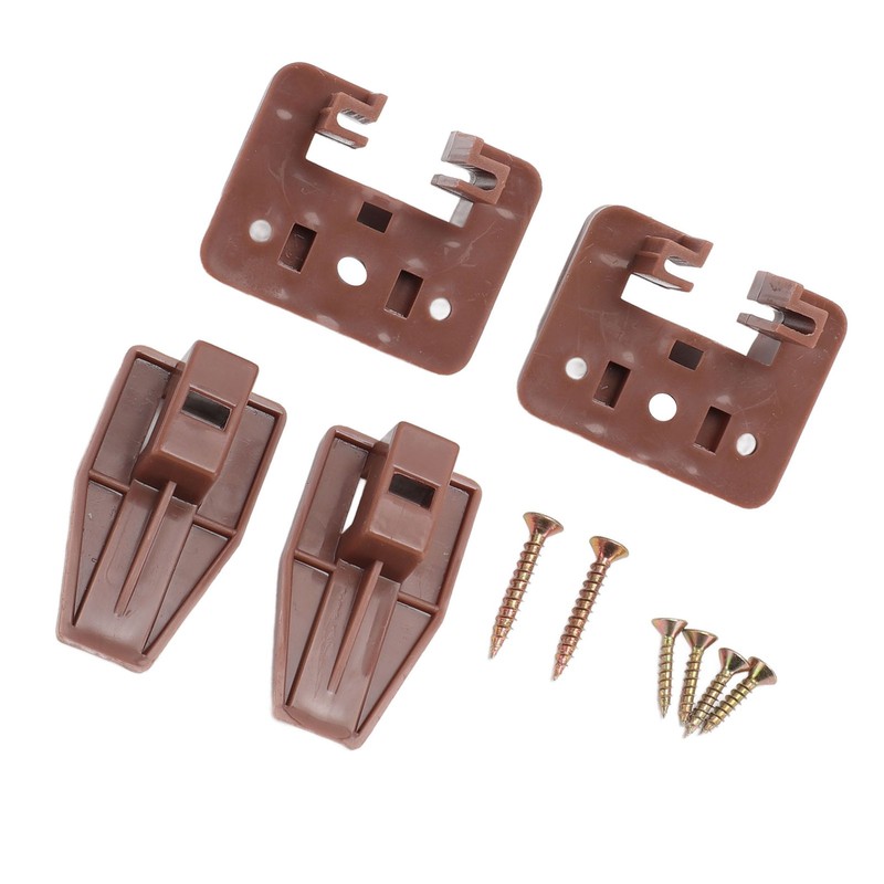 10 Pack Drawer Track Guide and Glides Dresser Center Mount