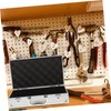 WOONEKY Aluminum Alloy Toolbox for Carrying Tools Accessories Jewelry Capacity