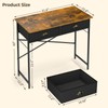DAOUTIME Small Writing Desk for Kids Bedroom, 31.5 Inch Computer