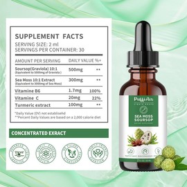 Puffiair Pure Liquid Drops - Soursop Seamoss Extract