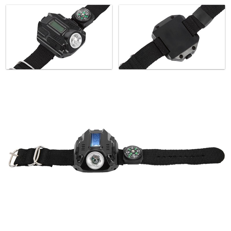 LED Wrist Watch Flashlight USB Rechargeable LED Wristlight Watch with
