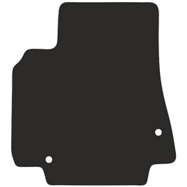 Wielganizator Car Mat - Fits Citroen Berlingo II Estate, Multispace, 5 Seater 2008-2018 - Velour - Car Accessories - Car Floor Mats - Floor Mat Car - 1 Piece - Black