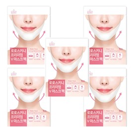 LOLOSKINNY Hydrogel Chin v V-Line Lifting Line Pack Mask Patch Contains High Concentration Essence And Collagen 5 Packs
