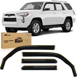 Nilight Durable Rain Guards for Toyota 4Runner 2010 2011 2012 2013 2014 2015 2016 2017 2018 2019 2020 2021 2022 2023 2024 Vent Window Visors, 4 Pieces