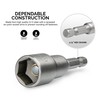 NEIKO 10066A 1/4” Hex Shank Magnetic Power Nut Driver Set