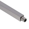 NPT1/2 Wall Mounted Shower Arm Brushed Concealed Stainless Steel Shower