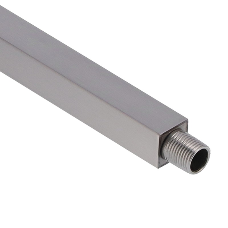 NPT1/2 Wall Mounted Shower Arm Brushed Concealed Stainless Steel Shower