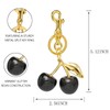 Poitvd Cherry Keychains Bag Charms Purse for Women, Car Key