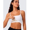 CRZ YOGA Butterlift Womens Scoop Neck Longline Sports Bra -