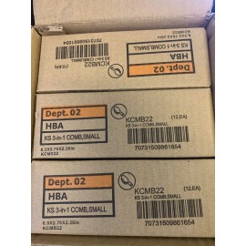 KISS 3-IN-1 COMB SMALL KCMB22 (72 PC)