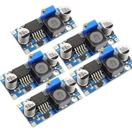 HUAREW Step-Down Converter Regulated Power Supply Module 3.2V - 35V to 1.25V - 35V DC-DC Adjustable Power Supply Down Module (Pack of 5)