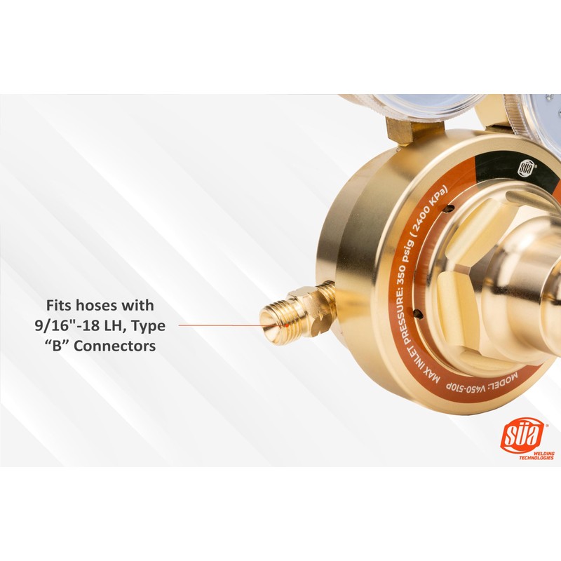 SÜA - Heavy-Duty Propane Regulator - Welding Gas Gauges -