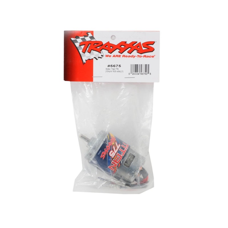 Traxxas 5675 Titan 775 Motor 10-Turn 16.8 Volts