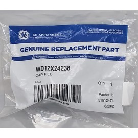 WD12X24238 Dishwasher Rinse Aid Dispenser Cap - New - Genuine OEM - R8-B9 - EA231115