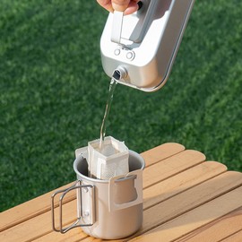 Outdoor Aluminum Alloy Kettle Foldable Handle Camping Kettle Portable Coffee Pot Picnic Water Boiler 200ml Teapot Cooking Accessory