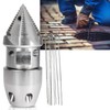 1/2 NPT, 40 L/min Sewer Jetter Rotating Nozzle - Stainless