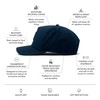 melin Odysea Stacked Hydro, Navy, Men's Performance Snapback Hats, Water-Resistant