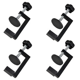 4 x 8-54 mm C Clamp Stainless Steel Screw Clamp Small with Non-Slip Rubber Pad Adjustable Table Clamp Universal Adjustable Carrier Clamp Screw Clamp C Clamps for Woodwork Welding Carpentry