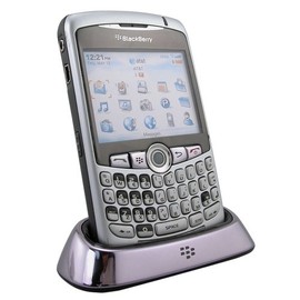 BlackBerry Charging Pod for BlackBerry Curve 8300, 8310, 8320, 8330 (Silver) [Bulk Packaging]