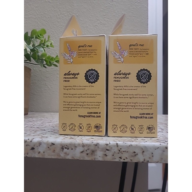 2 Bottles Of Legendairy Milk Liquid Gold - 60 Vegetarian