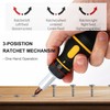 Gasea 9 in 1 Magnetic Ratchet Screwdriver Set, Mini Stubby