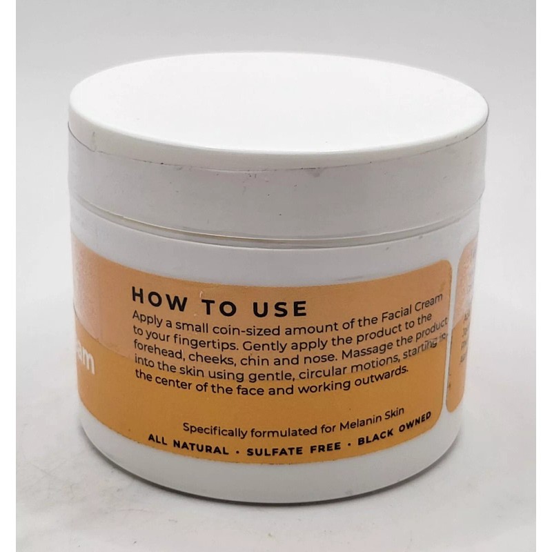 GLO MELANIN Nourishing and Brightening Face Cream 2 oz -
