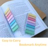 UniBright Sticky Tabs, with 4 Inch Bookmark Ruler, 8 Morandi