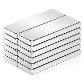 Wukong 30 x 10 x 3 mm Neodymium Magnets Pack of 12 Extra Strong Rectangular Mini Bar Magnet for Magnetic Board, Whiteboard, Blackboard, Notice Board, Fridge and Much More
