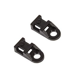 UKCable-Ties Cable Tie Eyelets Bases Screw Mount Saddle 4.8mm Black - Pack of 100