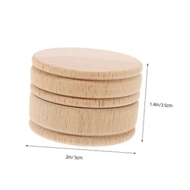 Operitacx Kasten Schmuckkästchen Verlobungsringbox für Schmuck Schmuckbox Holzringbox Schmuckschatulle holzbox Partygeschenkboxen klein Ringboxen kleine Kisten Buche Beige