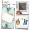 CAXUSD Lamination Sheets 100pcs Photo Laminating Pouches Laminating Films for