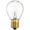 Satco S3629 Intermediate Base 40-Watt S11 Light Bulb, Clear, 1