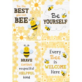 Teacher Created Resources Buzzing Bees Positive Sayings Small Poster Pack (TCR6914)