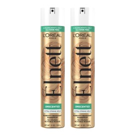 L'Oreal Paris L'Oreal Paris Hair Care Elnett Satin Extra Strong Hold Hairspray, Unscented, 11 Ounce (Pack of 2)