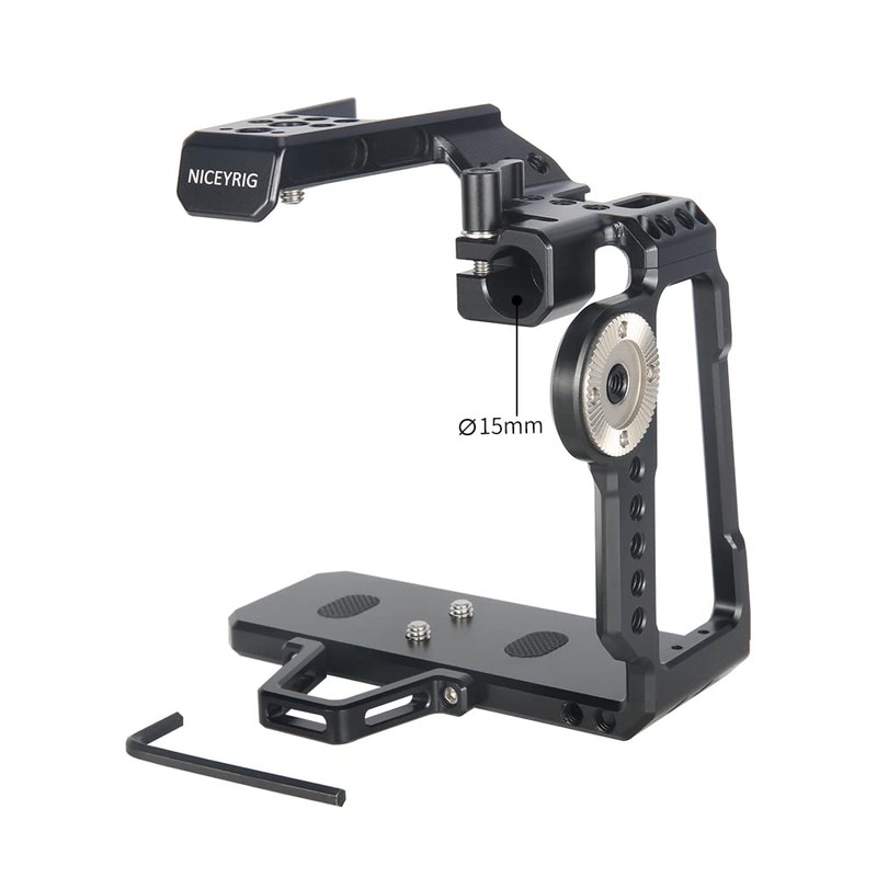 NICEYRIG Half Cage Kit for BMPCC 6K G2/Pro Blackmagic Pocket