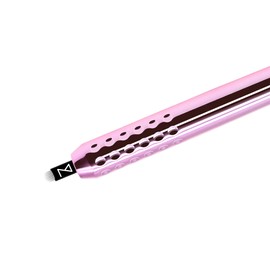 PACK OF 10 - Mellie Microblading Disposable Microblading Pen with Pigment Sponge Disposable Tool For Creating Eyebrows Microblading Supplies (U18 NANO .15mm, Pink)